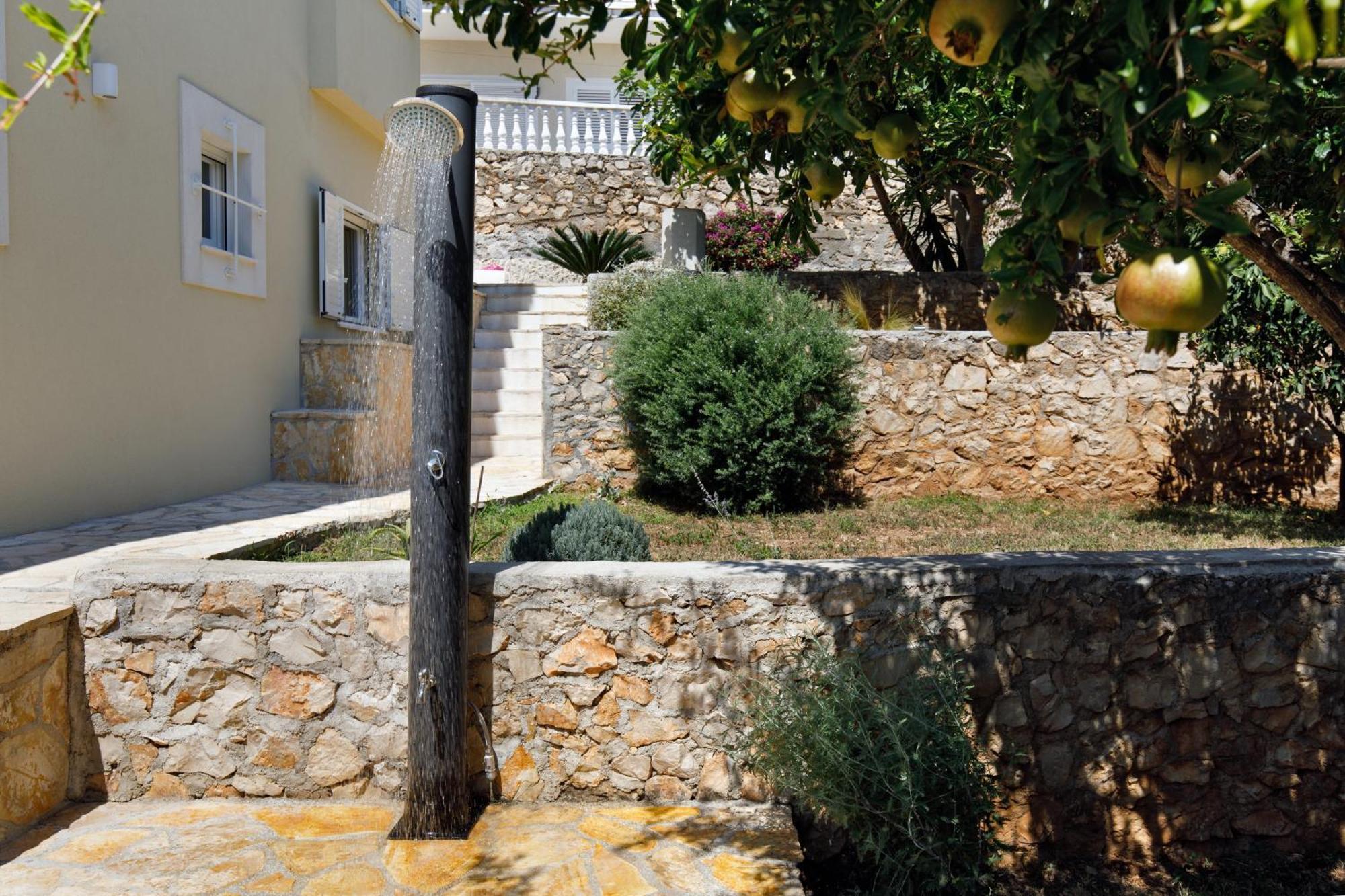 Villa Anadea With Hot Tub Overlooking Sea Trogir Eksteriør billede